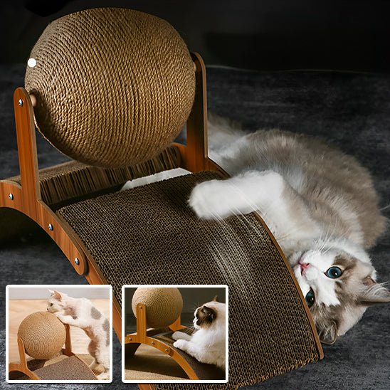 Griffoir pour chat et boule sisal pour chat - Paw Chat