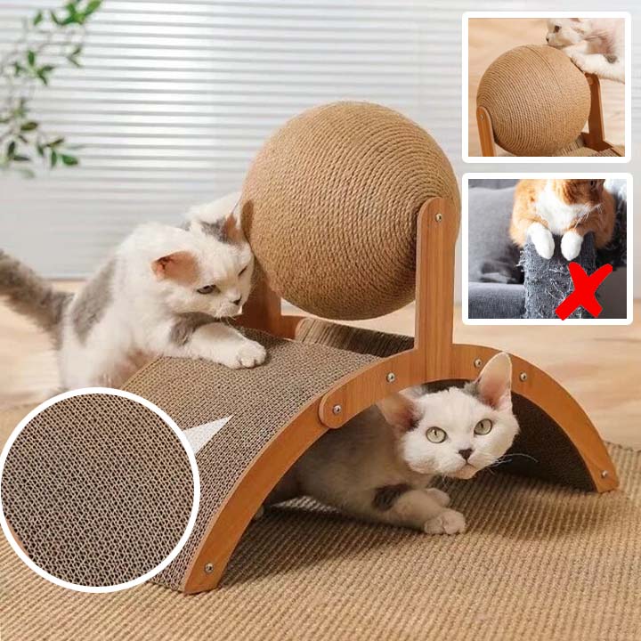 Griffoir pour chat et boule sisal pour chat - Paw Chat